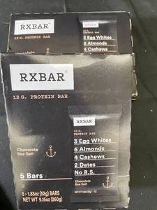RXBAR Chocolate Sea Salt 2 boxes 10 bars Best By 09272023