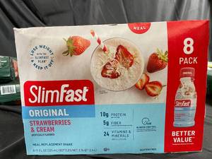 Strawberries and Cream Protein Shake 8 pack 11 fl oz bottles Best By 11062023