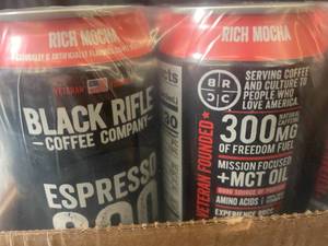 Black Rifle Coffee Rich Mocha 12x 16oz cans Best By 03082024