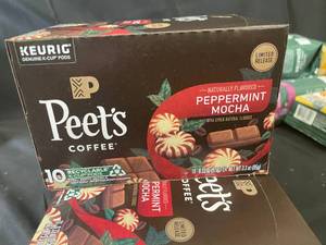 Peets Peppermint Mocha Keurig pods 30 total Best By 08222024