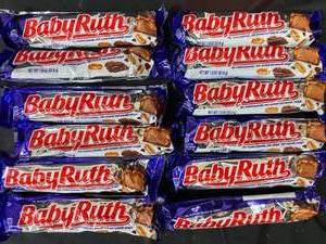 Baby Ruth Bars 12 x 1.9 oz each Best By 05282023