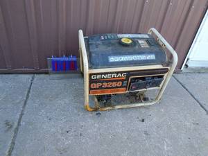 Generac QP3250 generator for parts or repair. As shown.