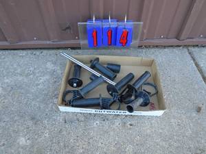 Flat of drill handles. As shown.