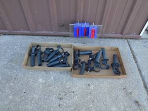 Qty of 2 box drill handles. As shown.