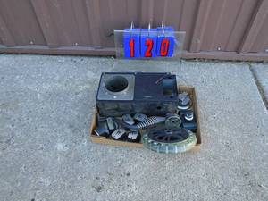 Box of pellet grill parts. As shown.