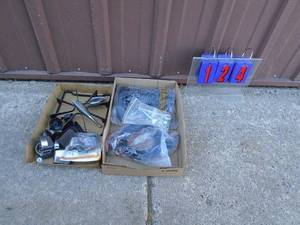 Qty of 2 flats of grill parts & hardware. As shown.