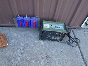 Wabash battery charger 10 amp. As shown.