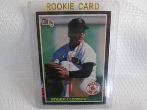 lot 17 image: 1985 Donruss Roger Clemens Rookie C...