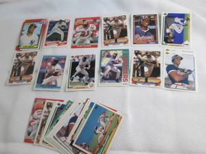 lot 39 image: 35 Deion Sanders Rookie & Base Card...