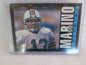 lot 63 image: 1985 Topps Dan Marino Card...