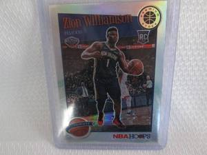 lot 66 image: 2019-20 NBA Hopps Zion Williamson T...