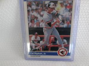 lot 73 image: 1984 Fleer Cal Ripken Card...