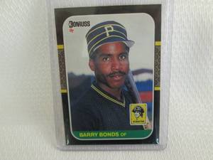 lot 75 image: 1987 Donruss Barry Bonds Rookie Car...