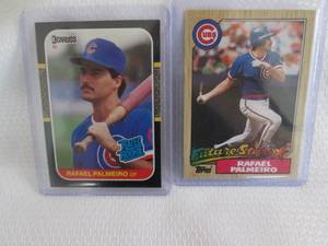 lot 76 image: 1987 Topps & Donruss Rafael Palmeir...