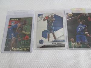 lot 84 image: Assorted Kevin Garnett Cards...