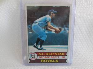 lot 91 image: 1979 Topps George Brett Card...