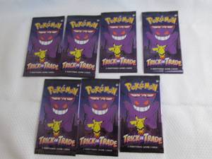 lot 98 image: 7 Pokemon Trick Or Trade Packs...
