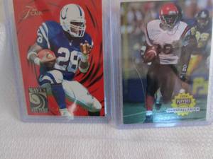 lot 100 image: 1994 Flair & Playoff  Marshall Faul...