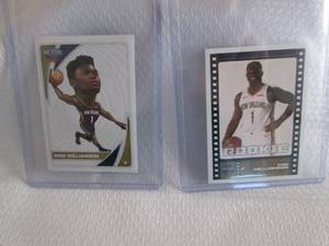 lot 101 image: 2020 Zion Williamson Panini Rookie ...