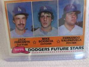 lot 105 image: 1981 Topps  Fernando Valenzuela Ro...