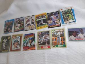 lot 107 image: Assorted Reggie Jackson Cards...