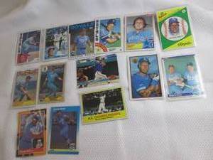 lot 108 image: Assorted George Brett Cards...