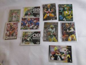 lot 132 image: Assorted Brett Favre Cards...
