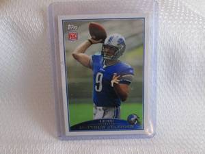 lot 140 image: 2012 Topps Reprint Matthew Stafford...