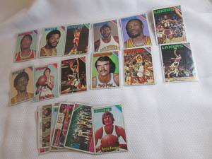 lot 143 image: 1975-76 Topps Basketball Cards...