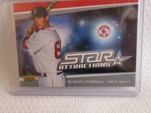 lot 145 image: 2006 Upper Deck Dustin Pedroia Star...