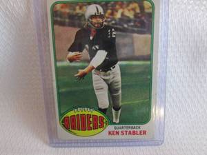 lot 146 image: 1976 Topps Ken Stabler Card...