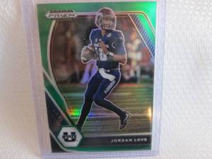 lot 149 image: 2021 Prizm Jordan Love Green Prizm ...