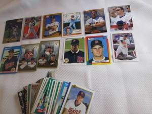 lot 154 image: Assorted Minnesota Twins Cards...