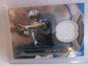 lot 176 image: 2011 Bowman Sterling Cam Newton Roo...