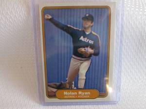 lot 178 image: 1981 Fleer Nolan Ryan Card...
