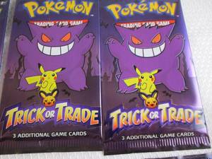 lot 180 image: 10 Pokemon Halloween Trick Or Trade...