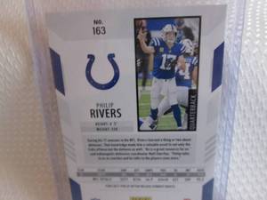 lot 196 image: 2021 Score Philip Rivers Dots Red C...