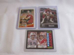 lot 214 image: Assorted Joe Montana Cards...