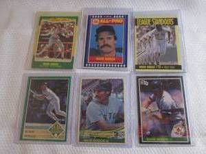 lot 223 image: Assorted Wade Boggs Cards...