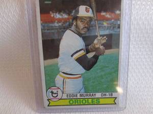 lot 225 image: 1979 Topps Eddie Murray Card...