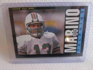 lot 228 image: 1985 Topps Dan Marino Card...
