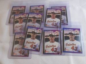 lot 230 image: 10 1989 Donruss Curt Schilling Rook...