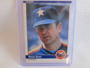 lot 234 image: 1984 Fleer Nolan Ryan Card...