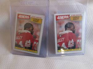 lot 235 image: 1987 Topps Charles Haley Rookie Car...