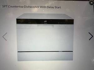 lot 24 image: SPT Countertop Dishwasher with Delay Start