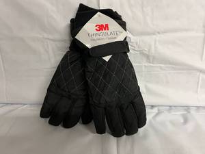 lot 63 image: 5 Pairs of Womens ML 3M Thinsulate Gloves - Black & Gray