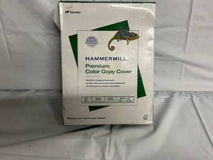 lot 80 image: 2 Packs of Hammermill Premium Cover Color Copy Paper - 162 GSM