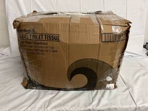 lot 93 image: 96 Individually Packaged Rolls of Deluxe Toilet Paper