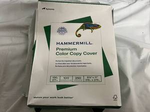 lot 81 image: Pack of Hammermill Premium Cover Color Copy Paper - 271 GSM