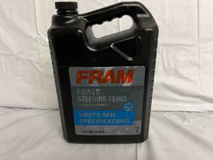 lot 159 image: Gallon Jug of Fram Power Steering Fluid